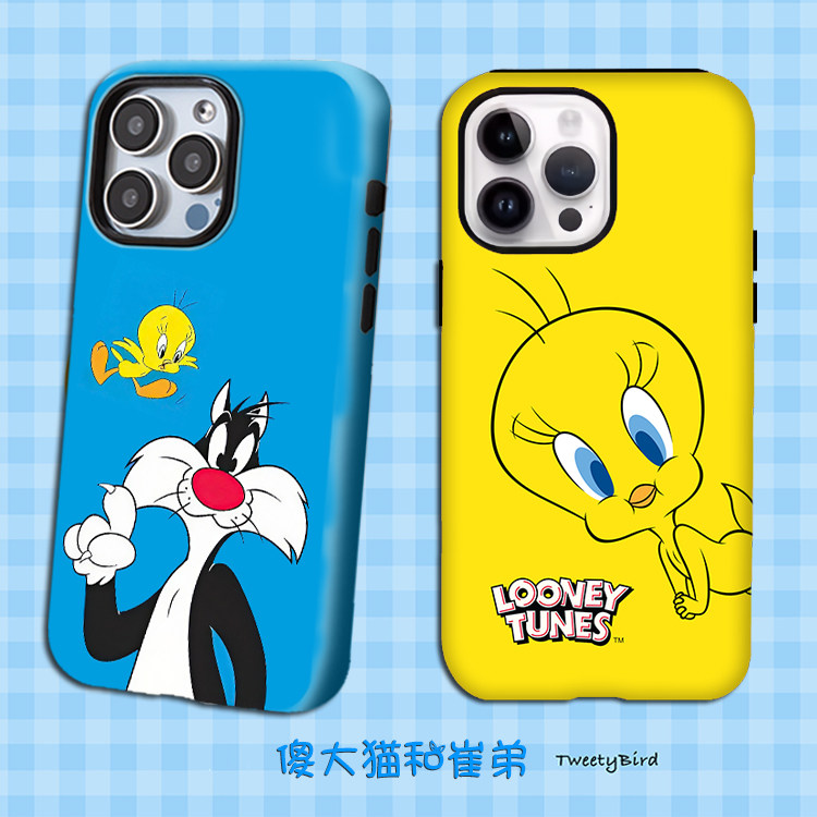 崔弟傻大猫适用苹果17Air 16 15pro华为mate70nova14荣耀400vivoS20小米15红米K80note13三星S24+手机壳OPPO