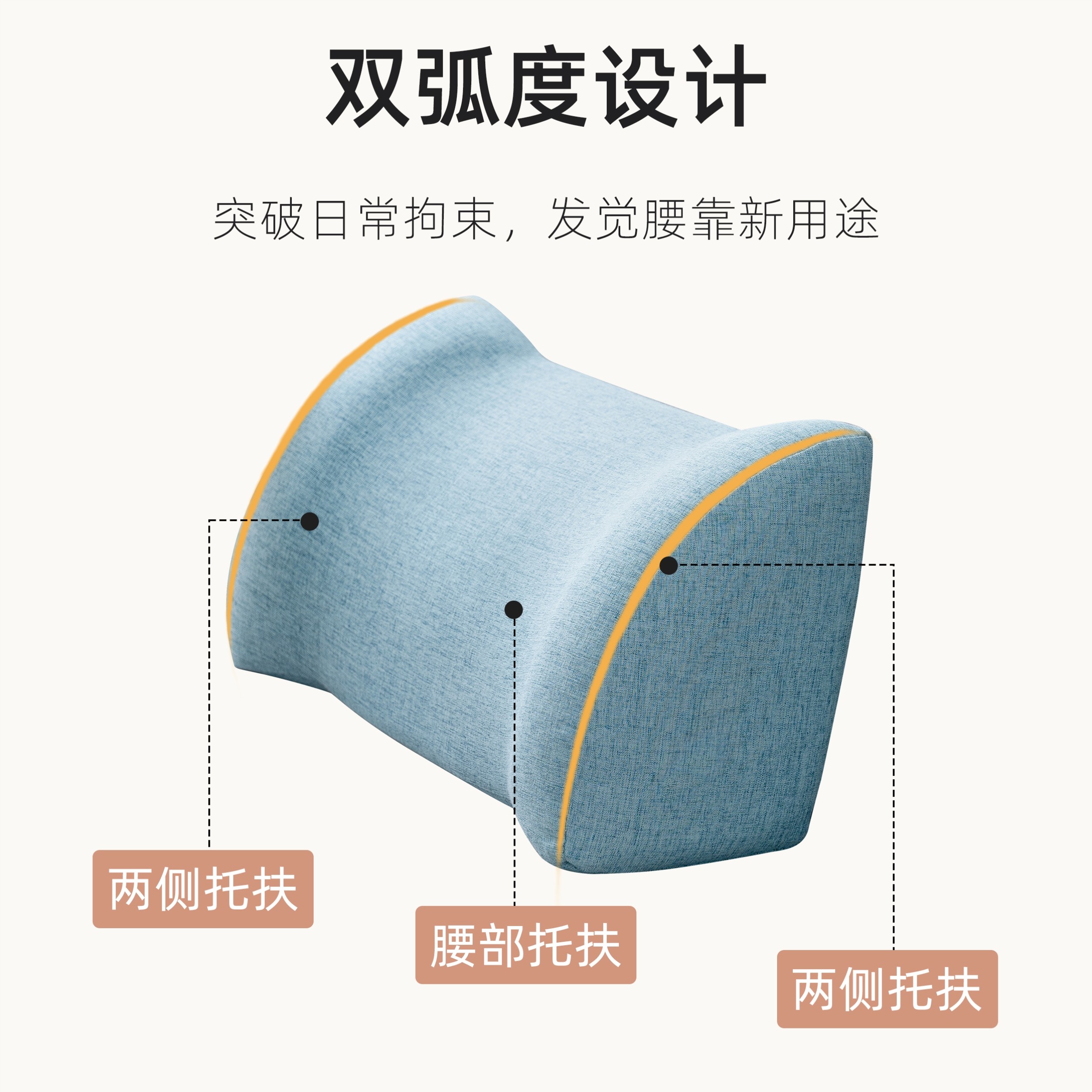 孕妇腰靠枕沙发腰垫枕头看电视缓解腰酸2024新款床上单人靠垫软包