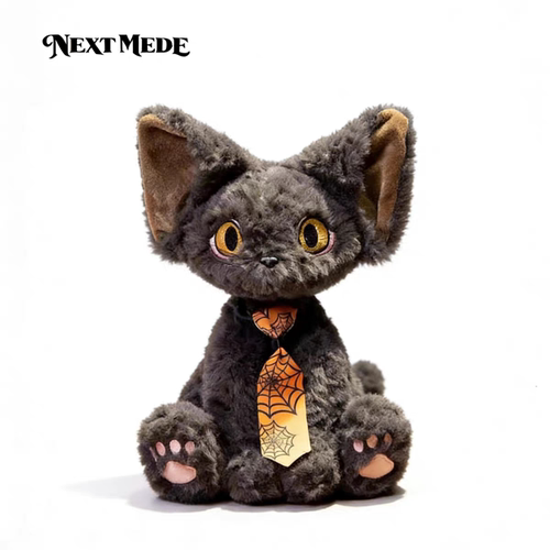 英国NEXT MEDE正版德文卷毛猫毛绒玩具猫咪玩偶送女生节日礼物