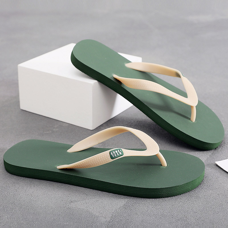 橡胶外穿男士人字拖防滑防臭防滑