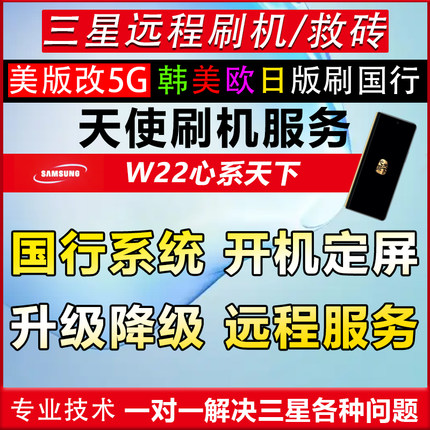 三星S10+S20S21 N20U适用于美欧韩港版刷机国行系统5.1救砖5G