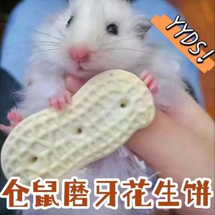 花生奶味饼干仓鼠金丝熊花枝鼠兔子龙猫荷兰猪磨牙良欣家宠物零食