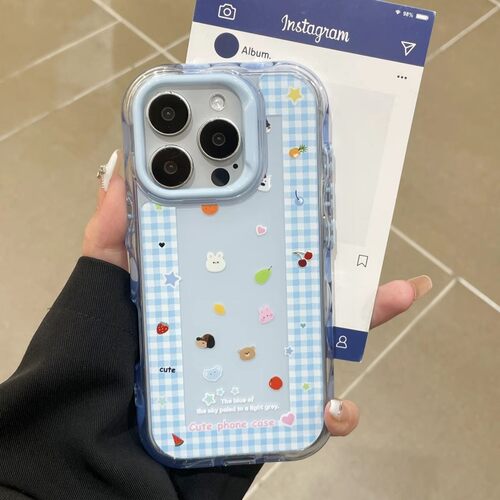 闪粉西高地支架适用苹果15手机壳iphone16promax韩风16链条13透明
