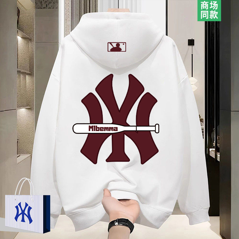 奥莱专区 | 免税渠道 | 高级感 | 白色连帽卫衣男士美式潮牌外套