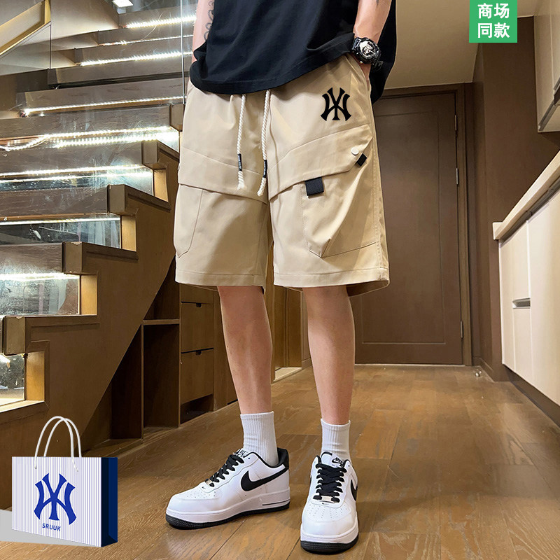 【专柜同款】刺绣工装短裤男士夏季潮牌五分裤男款宽松百搭运动裤
