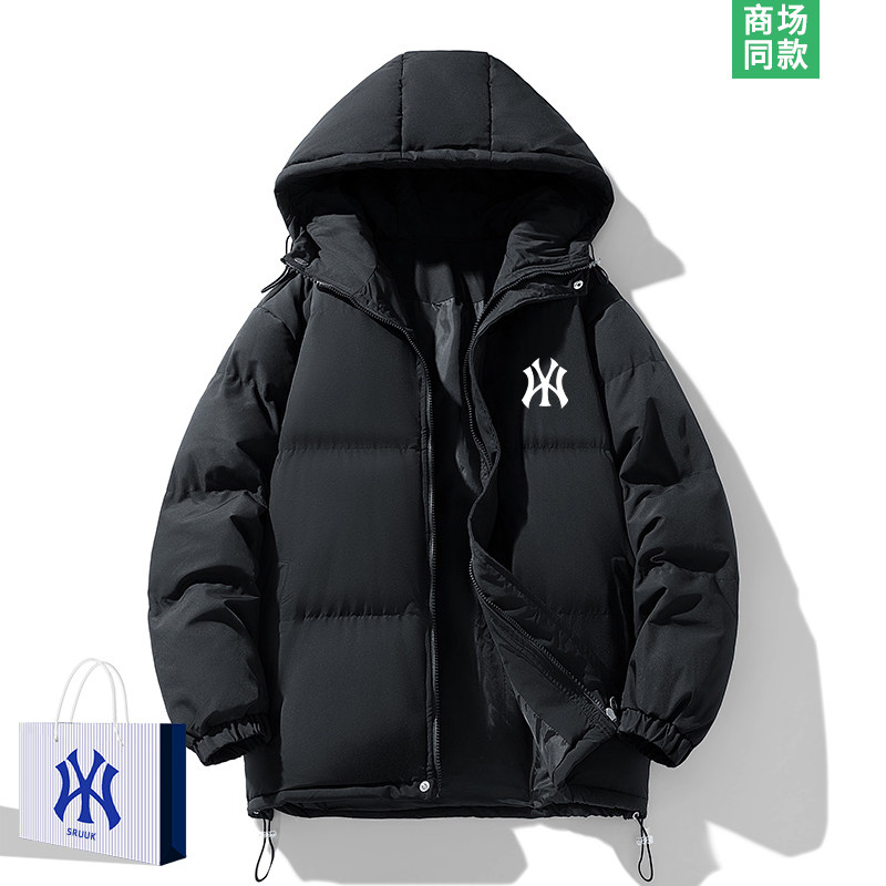 棉服男士加厚保暖连帽棉衣