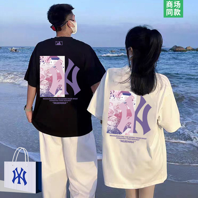 【3折专区】夏季高级感男士短袖t恤2026新款潮牌美式情侣半袖上衣