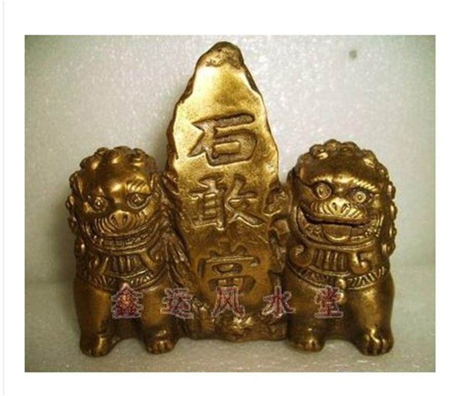 石敢当镇宅中式风摆件缺角路口