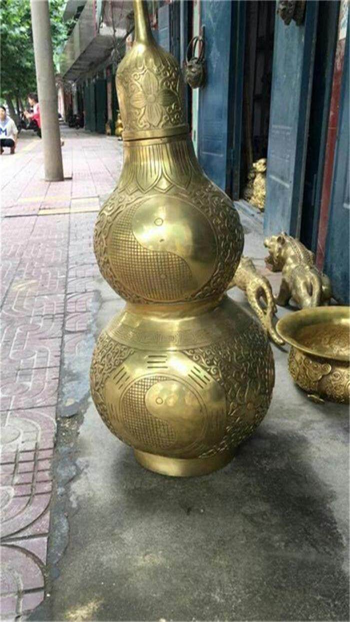 八卦镇宅门厅葫芦摆件客厅前招财