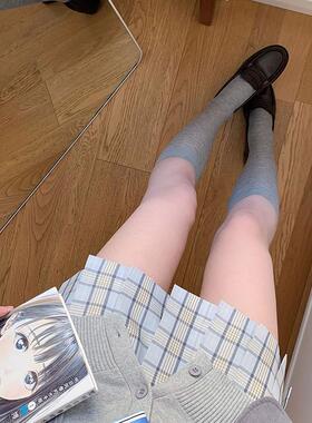 冬阶/莓喵55cm原创jk长裙格子半身正版校供套装百褶裙日系学院风