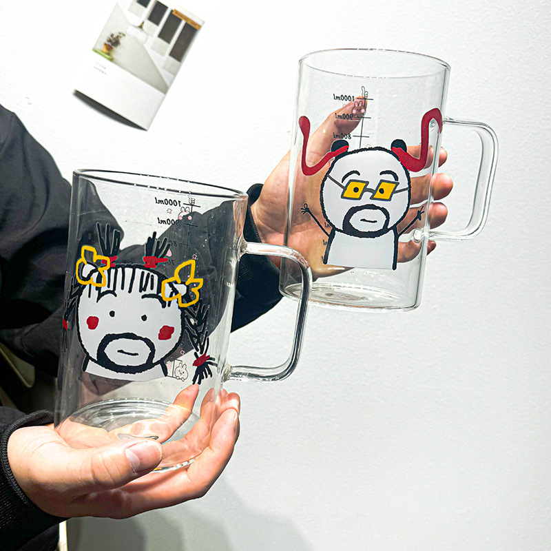 ins风耐高温大容量情侣对杯送礼