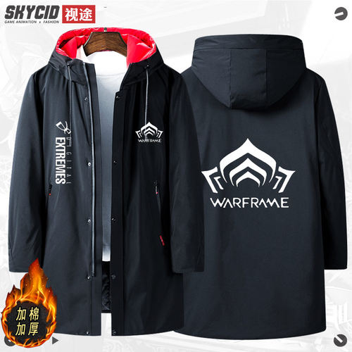 星际战甲Warframe战甲神兵PC3D游戏周边棉衣男女中长款棉服ne