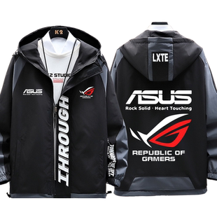 华硕玩家国度ROG败家之眼logo衣服无性别青少年显卡吧外套服装jl