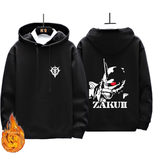 机动战士高达夏亚扎古吉恩军吉翁衣服男女情侣卫衣外套青少年ne