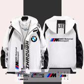 别摸我工装 MPOWER部门性能汽车男女可定制夹克风衣服带帽ne