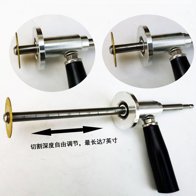 水电安装工具PVC管道切割器带刻度可以调节切割长度