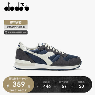 diadora迪亚多纳男女舒适拼接反绒皮休闲运动经典复古跑鞋CAMARO