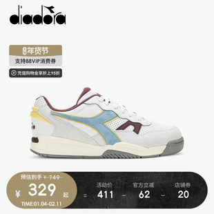 diadora迪亚多纳男鞋复古撞色网球鞋面包鞋运动休闲鞋WINNER SL