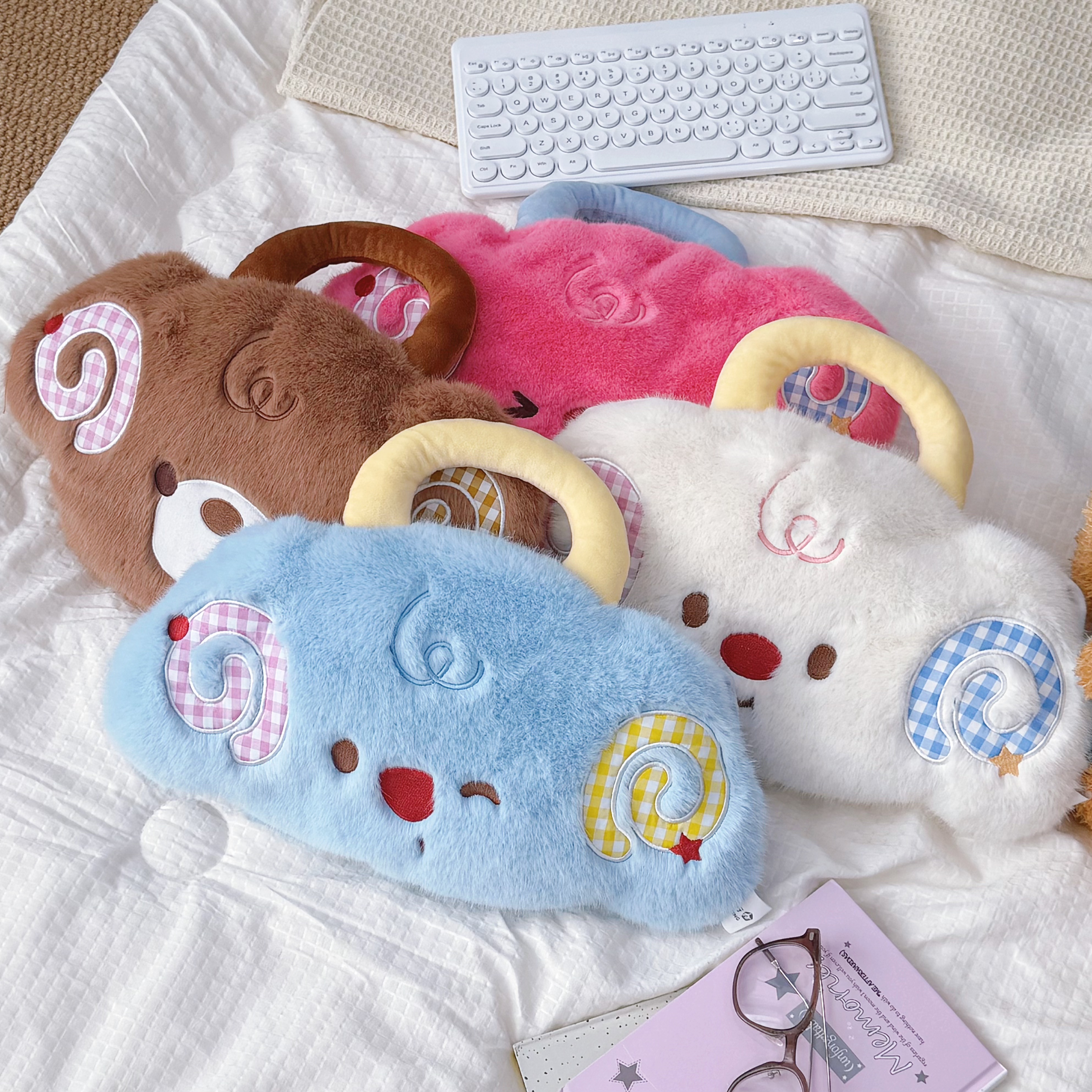 可爱毛绒小狗防爆充电款热水袋