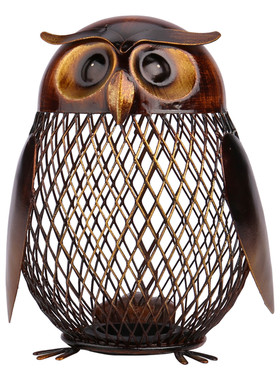 TOOARTS创意储存钱罐狗猪猫猫头鹰儿童礼物家居卧室装饰品摆件