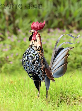 TOOARTS家居装饰品桌面摆件客厅玄关电视柜创意大公鸡鸡治愈摆件