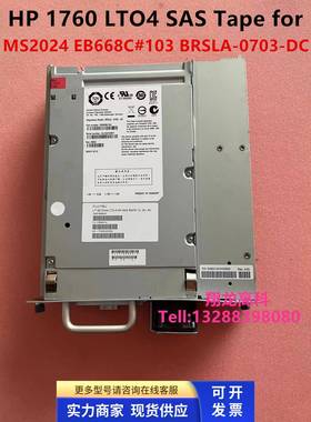 HP 1760 LTO4 SAS Tape for MS2024 EB668C#103 BRSLA-0703-DC