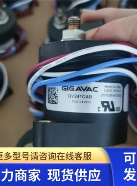 原装美国GIGAVAC高压直流接触器继电器GV241CAB 24VDC 现货全新
