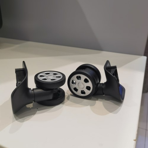 OMI欧米黑白格纹拉杆箱专用原装 万向轮