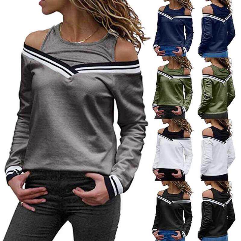 Ladies fake two long-sleeved striped jackets T-shirt|msdalam kategori Butik wanita / wanita, skirt - dari Buy2taobao.com untuk memberikan perkhidmatan ejen Taobao profesional membeli