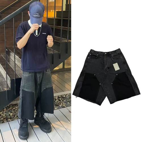 B家原标26s巴黎风牛仔五分裤