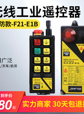依托克三防工业无线遥控器F21-E1B起重机CD电动葫芦天车行车SF6