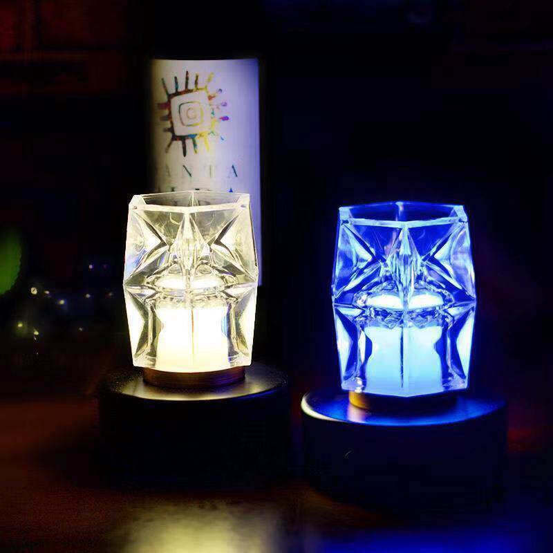 酒吧台灯led充电吧台灯氛围灯小夜灯餐厅清吧KTV桌面灯酒吧桌灯