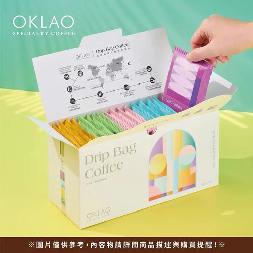 台湾欧客佬OKLAO咖啡挂耳黑咖啡美式咖啡拿铁曼特宁滤挂速溶挂耳