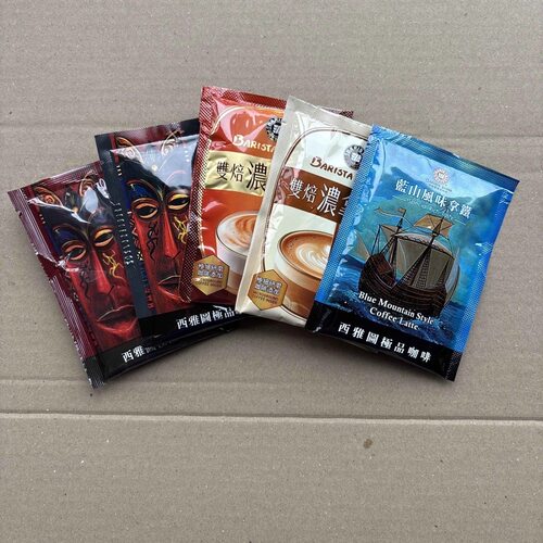 台湾BARISTA西雅图咖啡即品拿铁无加糖二合一速溶咖啡三合一组合
