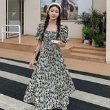 【现货】碎花裙收腰显瘦仙女长裙301A-8928P95-K148，女装连衣裙，2C301