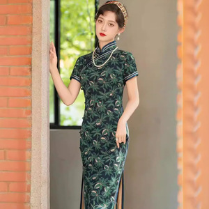 旗袍｜2024新款高档旗袍新中式夏季日常复古改良中国风连衣裙女气