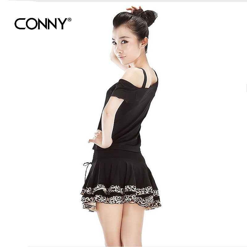 CONNY成人女 拉丁舞裙 新款 练习比赛表演裙子服装豹纹下装包邮|msdalam kategori sukan/Yoga/kecergasan/bekalan peminat, Dance/Aerobik/Gymnastics, tarian Latin, pakaian tarian Latin - dari Buy2taobao.com untuk memberikan perkhidmatan ejen Taobao profesional membeli