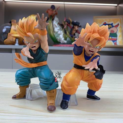 七龙珠GK 悟天 特兰克斯 龟波气功 合体技能手办模型摆件周边礼品