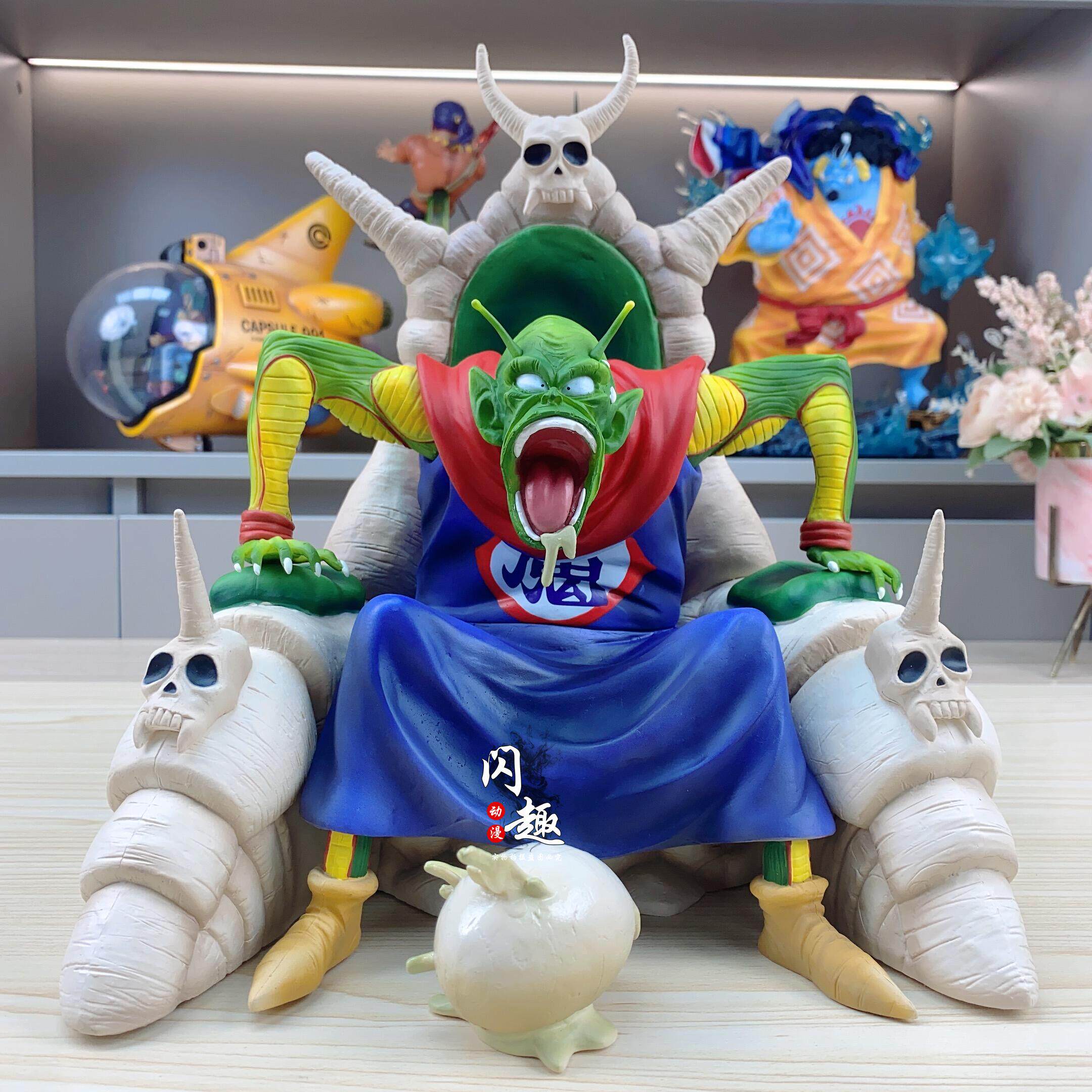 七龙珠  老比克大魔王 骷髅王座 吐蛋 特典 手办 动漫模型摆件