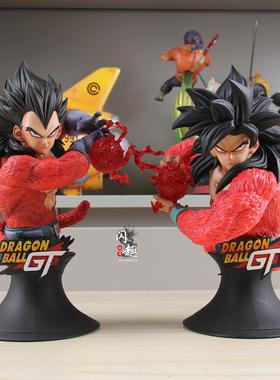七龙珠二次元动漫周边模型摆件VF超四悟空贝吉塔半身雕像手办潮玩