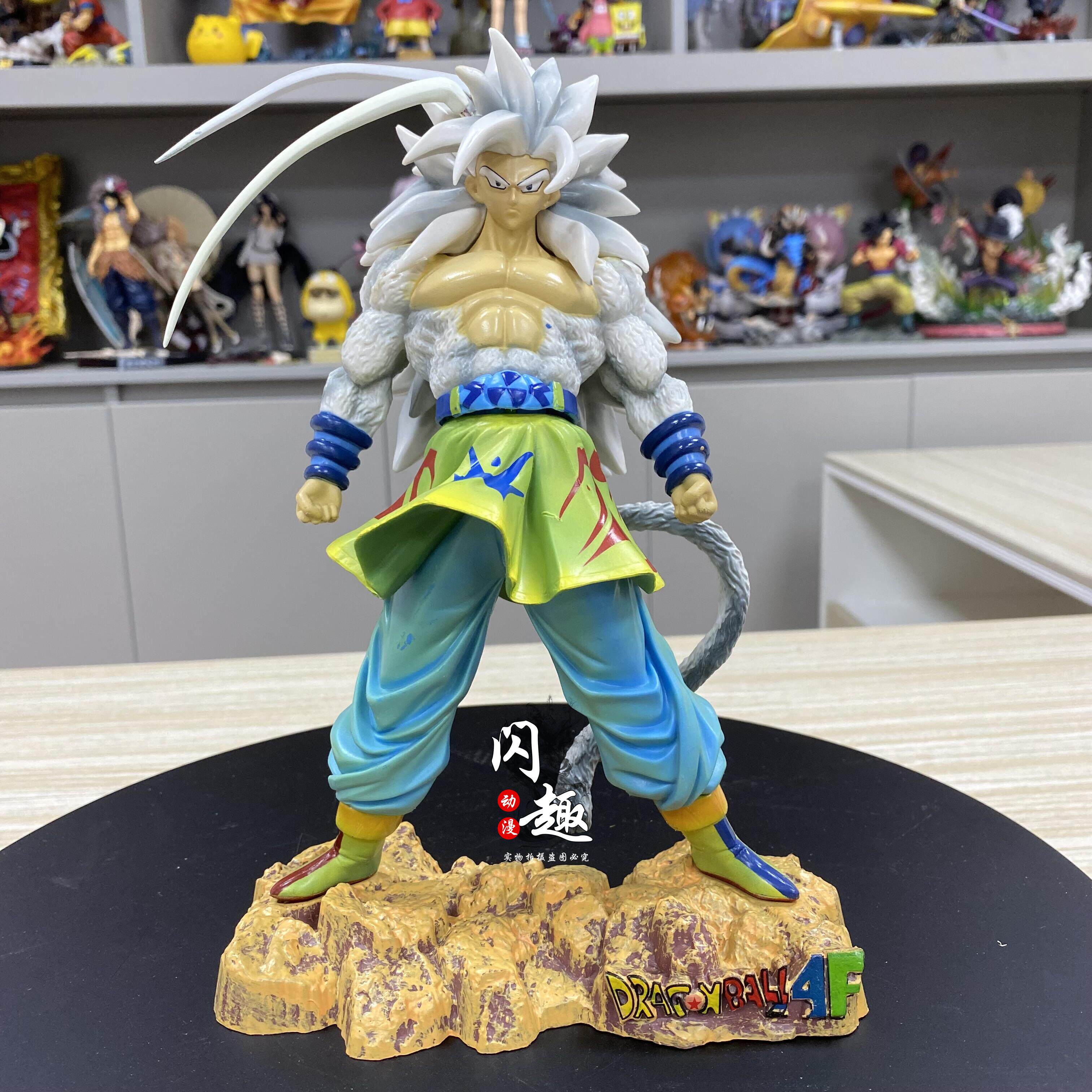 七龙珠 超级赛亚人 超五 银白发形态 悟空 手办 模型摆件公仔周边