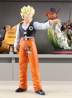 七龙珠二次元周边桌搭摆件VF休闲便衣便服悟饭手办动漫模型礼物