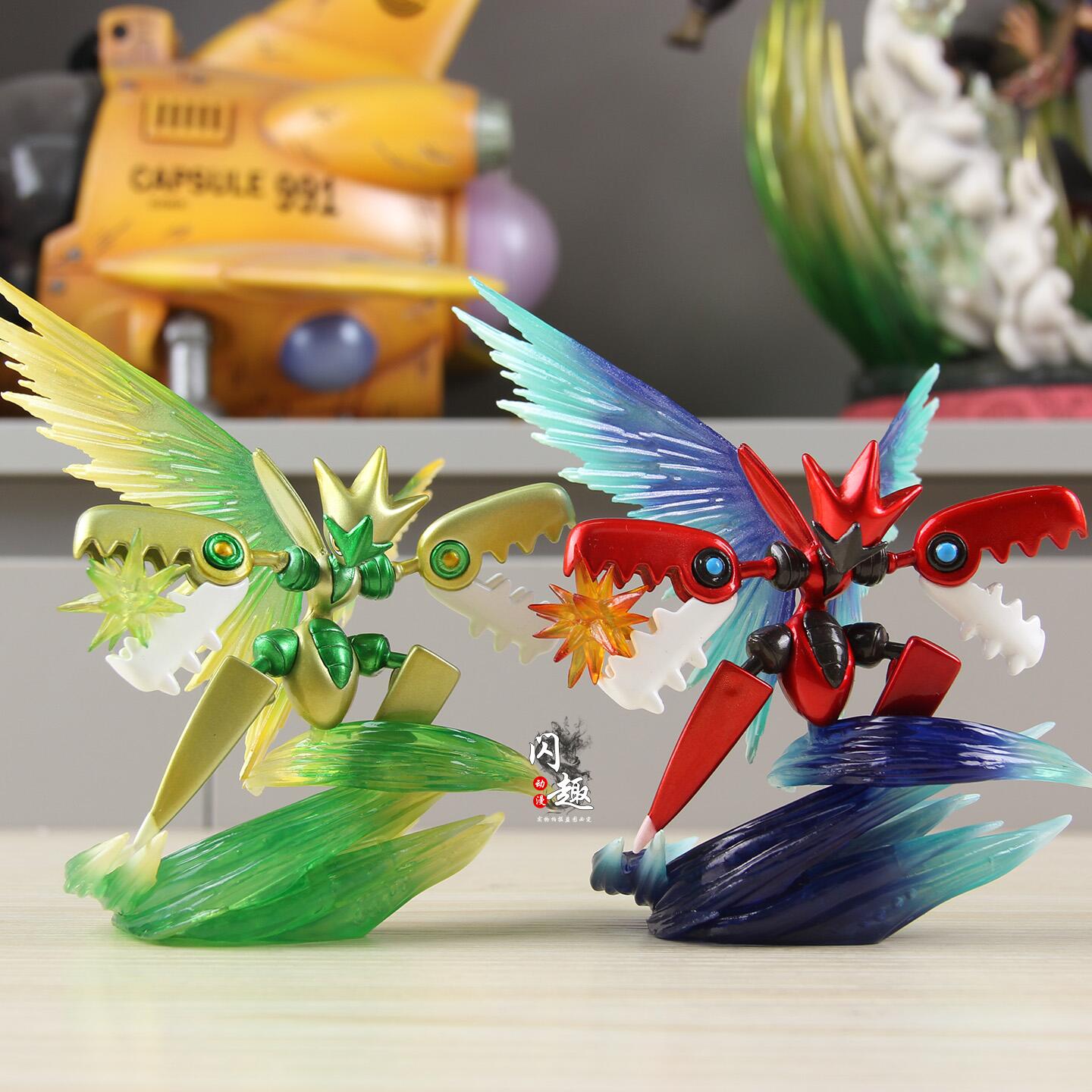 口袋神奇宠物精灵动漫周边公仔模型mega巨钳螳螂GK手办二次元潮玩