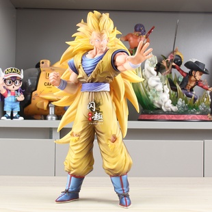 七龙珠动漫周边桌搭摆件LP抬手超三悟空超赛手办二次元模型礼物