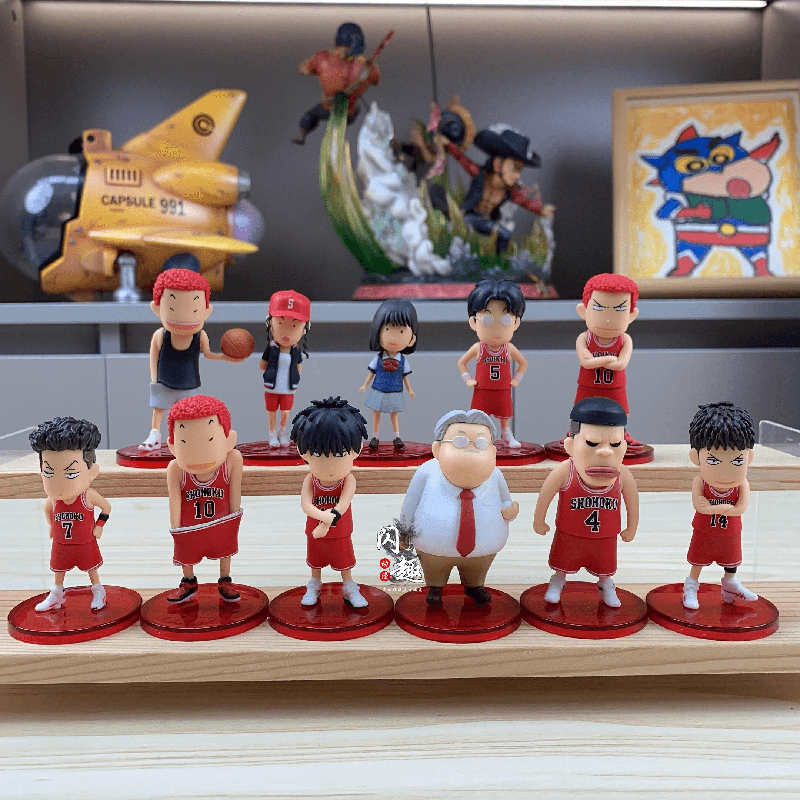 灌篮手Q版全国大赛电影GK樱木花道流川枫安西宫城手办模型摆件