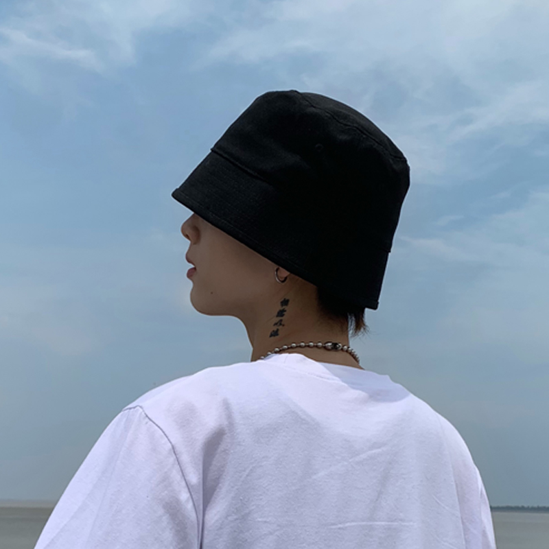 自闭水桶帽纯色百搭盆帽潮渔夫帽