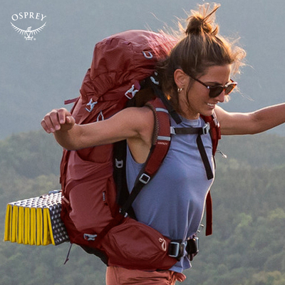 OSPREY AURA AG 光环50升登山包女款户外徒步大容量双肩背包