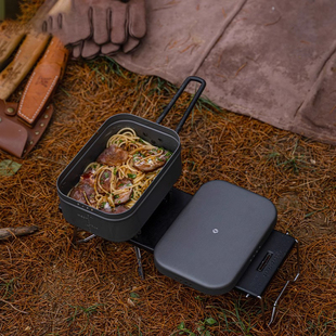 柯曼泄压饭盒耐高温野营煮饭神器硬氧铝质多功能旅行大号便当饭盒