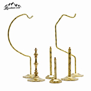 GZ灯等家居台式 4转接38explore灯 户外露营灯 灯座1 山魂黄铜台式