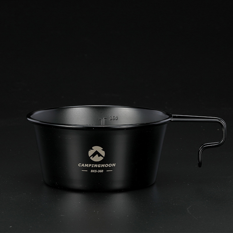 柯曼户外露营雪拉碗黑化野餐餐具